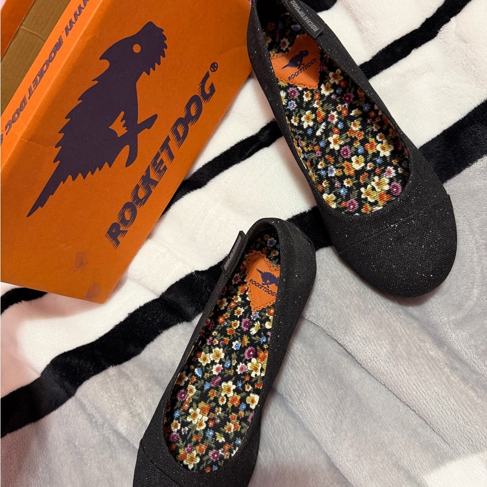 Marshalls Black Glitter Kids Dress Shoes